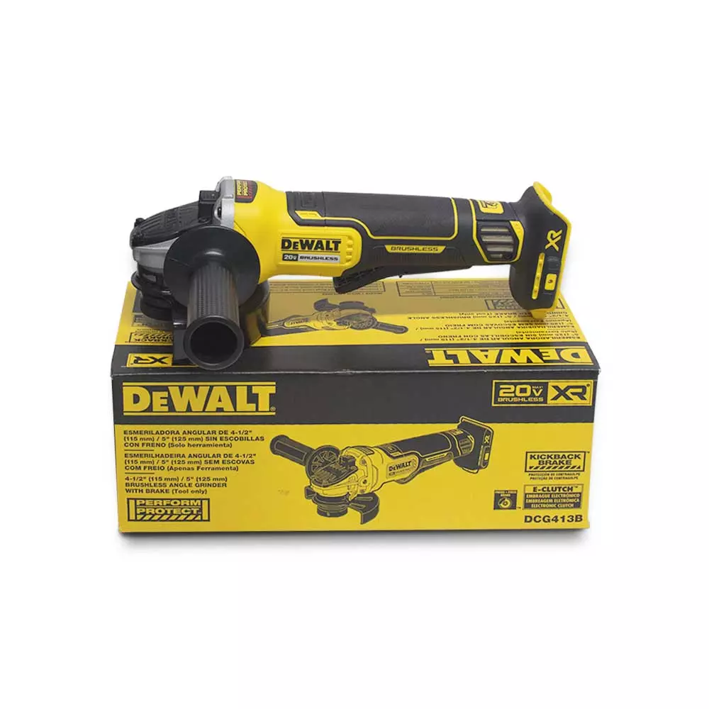 Esmerilhadeira a Bat. 20V MAX 5 Pol. S/Bateria DCG413B Dewalt